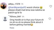 फैंस कमेंट्स (photo credit: instagram/jasminwalia)